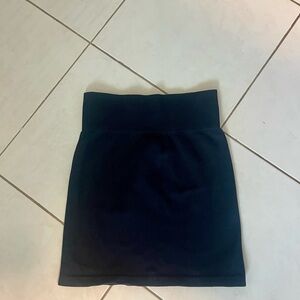 Black Women's Stretch Mini Skirt